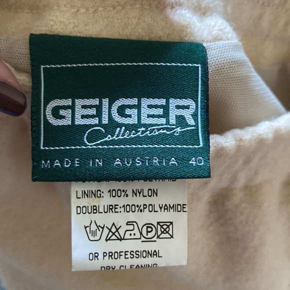 Cream wool skirt - Picture 4 of 5